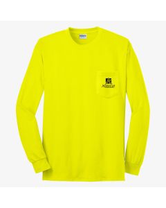 Ultra Cotton Long Sleeve T-Shirt with a Pocket